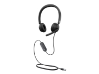 Microsoft Modern USB Headset for Business – Headset – på örat – kabelansluten – USB – svart – Certifierad för Microsoft-teams