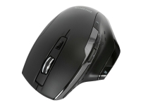 Targus – Mus – antimikrobiell – ergonomisk – högerhänt – 7 knappar – trådlös – 2.4 GHz – trådlös USB-mottagare – svart