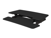 Bakker Elkhuizen Adjustable Sit-Stand Desk Riser 2 - Stativ - for LCD-skjerm / PC-utstyr - svart - skrivebordsstativ Gaming - Skjermer og tilbehør - Bord og veggfeste
