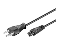 MicroConnect – Strömkabel – SEV 1011 (hane) till IEC 60320 C5 – AC 250 V – 2.5 A – 3 m – svart – Schweiz