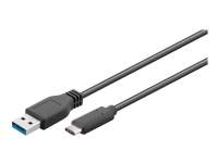 MicroConnect - USB-kabel - 24 pin USB-C (hann) til USB-type A (hann) - USB 3.2 Gen 1 - 3 m - svart PC tilbehør - Kabler og adaptere - Datakabler
