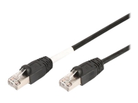 MicroConnect – Nätverkskabel – RJ-45 (hane) till RJ-45 (hane) – 10 m – 6 mm – SFTP – CAT 6 – halogenfri formpressad utomhus hakfri tvinnad – svart