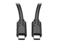 MicroConnect - USB-kabel - 24 pin USB-C (hann) til 24 pin USB-C (hann) - USB 3.2 Gen 2 - 5 - 20 V - 5 A - 2 m - USB Power Delivery (100 W) - svart PC tilbehør - Kabler og adaptere - Datakabler