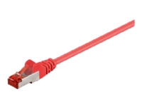 MicroConnect – Nätverkskabel – RJ-45 (hane) till RJ-45 (hane) – 1.5 m – 6 mm – F/UTP (folieöverdraget oskärmat tvinnat par) – CAT 6 – halogenfri rund hakfri tvinnad – röd