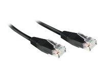 MicroConnect – Nätverkskabel – RJ-45 (hane) till RJ-45 (hane) – 5 m – UTP – CAT 6 – svart