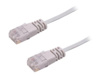 MicroConnect – Nätverkskabel – RJ-45 (hane) till RJ-45 (hane) – 7 m – UTP – CAT 6 – tvinnad platt – grå