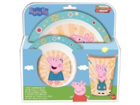 Euromic Peppa Pig Kids microwavable set (3 pcs)