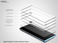 KAPSOLO – Skärmskydd för mobiltelefon – 3D – glas – för Samsung Galaxy S20 Ultra S20 Ultra 5G