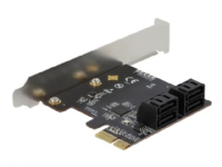 Delock - Lagringskontroller - SATA 6 Gb/s - lav profil - PCIe 3.0 x2 PC tilbehør - Kontrollere - IO-kort