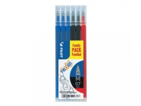 Refill Pilot Frixion Clicker Medium 0,7 mm med 6 stk. ass. farver