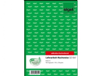 Sigel SD067, 120 ark, A5, Grønn Papir & Emballasje - Spesial papir - Fortrykte skjemaer
