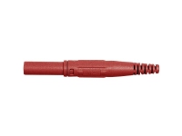 Stäubli XL-410 Laboratoriestik Stik, lige Stift-diameter: 4 mm Rød 1 stk Strøm artikler - Verktøy til strøm - Laboratoriemåleutstyr
