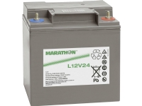 GNB Marathon L12V24 NALL120024HM0MA Blybatteri 12 V 23,5 Ah Blyfilt (B x H x D) 168 x 174 x 127 mm M6-skruvanslutning Underhållsfritt