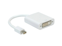 Roline Mini-display-port / DVI Adapterkabel Mini DisplayPort-stik DVI-D 24+1-pol. Fatning 0.10 m Hvid 12.03.3128 Displayport-kabel