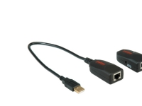 ROLINE USB 2.0 Extender over RJ-45, Gjennomsiktig PC tilbehør - KVM og brytere - Tilbehør