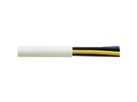 Faber Kabel 30021-50 Slangkabel H05VVV-F 3 G 1,50 mm² Vit 50 m
