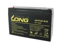 Long WP12-6S Blybatteri 6 V 12 Ah Blyfleece (B x H x T) 151 x 99 x 50 mm Fladstik 4,8 mm Lav selvafladning, Vedligeholdelsesfri Batterier - Blybatterier
