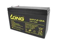 Long WP7.2-12A/F2 Blybatteri 12 V 7.2 Ah Blyfleece (B x H x T) 151 x 102 x 65 mm Fladstik 6,35 mm VDS-certifikation, Lav selvafladning, Vedligeholdelsesfri Batterier - Blybatterier