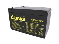 Long WP12-12A/F1 Blybatteri 12 V 12 Ah Blyfleece (B x H x T) 151 x 98 x 98 mm Fladstik 4,8 mm VDS-certifikation, Lav selvafladning, Vedligeholdelsesfri Batterier - Blybatterier