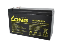 Long WP1236W Blybatteri 12 V 9 Ah Blyfleece (B x H x T) 151 x 102 x 65 mm Fladstik 6,35 mm Lav selvafladning, Vedligeholdelsesfri Batterier - Blybatterier