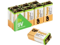 GP Super Alkaline - Batteri Strøm artikler - Batterier - 9V batterier