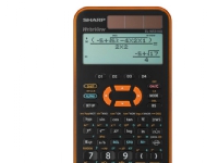 Sharp EL-W531 XG Skolelommeregner Orange Display (indstil): 12 solcelle-drift, Batteridrevet (B x H x T) 79.6 x 15.5 x 161.5 mm Kalkulator