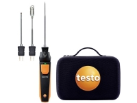 testo Testo Temperatursensor -60 - +400 °C med Bluetooth®-tilslutning til smartphones, med luftføler, med dyk- /indstiksføler, med overfladeføler Ventilasjon & Klima - Øvrig ventilasjon & Klima - Temperatur måleutstyr