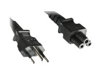 MicroConnect – Strömkabel – IEC 60320 C5 till NBR 14136 (hane) – 1.8 m – svart – Brasilien