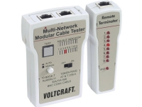 Kabeltester VOLTCRAFT CT-2 Beregnet til… RJ-45 BNC RJ-11