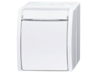 Busch Jaeger 2601/6 WN-54 Elektrisk bryter 1P Hvit (1085-0-1624)
