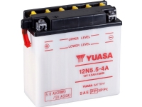 Yuasa 12N5.5-4A Motorcykelbatteri 12 V 5.5 Ah Bilpleie & Bilutstyr - Utvendig utstyr
