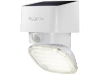 Sygonix SY-4673534 LED-udendørs vægbelysning med bevægelsessensor 20 W Koldhvid Hvid Belysning - Utendørsbelysning - Solcellelamper