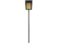 Sygonix LED-havelampe SY-4677496 SMD LED 4.95 W Varmhvid Mørkegrå Belysning - Utendørsbelysning - Solcellelamper