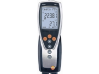 testo 735-2 Temperatur-måleudstyr Kalibreret (ISO) -200 - +1370 °C Sensortype K, Pt100 Ventilasjon & Klima - Øvrig ventilasjon & Klima - Temperatur måleutstyr