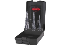 RUKO 101087PRO Trinbor-sæt 3 dele 6 - 12 mm, 6 - 20 mm, 6 - 27 mm HSS 3-fladeskaft 1 Set El-verktøy - Tilbehør - Metallbor