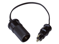 Adapter Standardkontakt på cigarettändaruttag BAAS Adapterkabel BA14 12 eller 24 V/DC