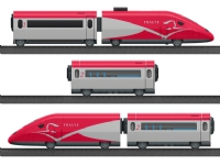 Märklin Thalys Modelljärnväg och -tåg HO (1:87) Pojke/flicka 5 styck Grå Röd Model railway/train