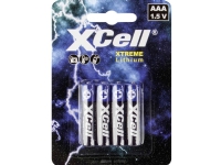 XCell XTREME FR03/L92 AAA-batteri Lithium 1.5 V 4 stk