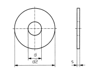 Underlægsskiver 2.7 mm 8 mm Rustfrit stål 100 stk TOOLCRAFT 2,7 D9021-A2 194711 Verktøy & Verksted - Skiver & Ringer - Skiver