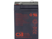 CSB Battery GP 645 Standby USV Blybatteri 6 V 4.5 Ah Blyfleece (B x H x T) 70 x 107 x 48 mm Fladstik 4,8 mm Vedligeholdelsesfri, Lav selvafladning Batterier - Blybatterier