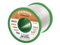 Stannol HS10 2,5% 1,0MM SN99,3CU0,7 CD 1000G Loddetin, blyfri Blyfri, Spole Sn99,3Cu0,7 1000 g 1 mm Føringsveier og feste - Lodding og tilbehør