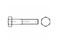 TOOLCRAFT TO-5398425 Sekskantsskruer M12 80 mm Udvendig sekskant ISO 4014 Stål Galvaniseret 50 stk