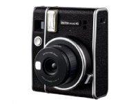 Fujifilm Instax Mini 40 - Øyeblikkskamera - linse: 60 mm svart Foto og video - Analogt kamera - Øyeblikkelig kamera