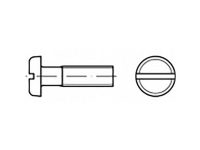 TOOLCRAFT TO-6866580 Skruer med fladt hoved M4 10 mm Kærv ISO 1580 Stål verzinkt 200 stk