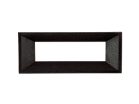 Strapubox AR 4 A Frontramme Sort Passer til: LC-display 4-cifret Plastic