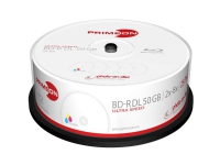 Primeon 2761319 Blu-ray BD-R DL disc 50 GB 25 stk Spindel Kan forsynes med print PC-Komponenter - Harddisk og lagring - Lagringsmedium