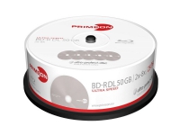 Primeon 2761318 Blu-ray BD-R DL disc 50 GB 25 stk Spindel Antiridse-belægning PC-Komponenter - Harddisk og lagring - Lagringsmedium