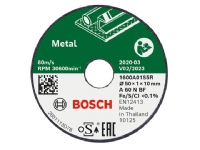 Bilde av Bosch Accessories Expert For Inox 1600a01s5y Skæreskive Lige 50 Mm 10 Mm 1 Stk