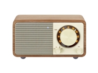 Bordradio Sangean WR-7 Genuine Mini FM genopladelig Valnød TV, Lyd & Bilde - Stereo - Radio (DAB og FM)