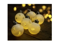 Sygonix Juletræsbelysning Indvendigt 1,5 V 1 SMD LED Varmhvid (Ø) 8 cm med fjernbetjening Belysning - Annen belysning - Lyslenker